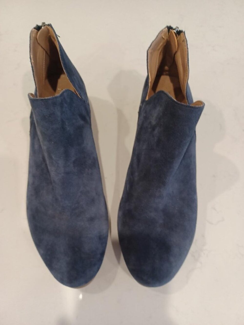 Kenneth Cole Reaction Blue Suede Leather Bootie size 8M